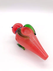 Smoke Station Hand Pipe Red Cute Parrot Hand Pipe