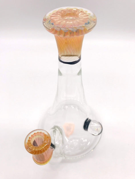 Dawn K. Hand-Blown American Fumed Mini Rig – Smoke Station