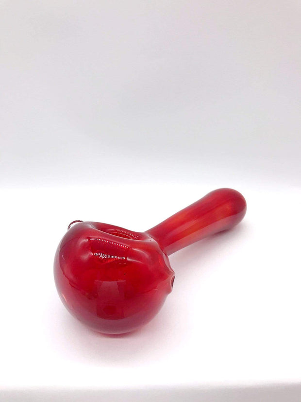 Smoke Station Hand Pipe Deep Red Deep Red Spoon Hand Pipe
