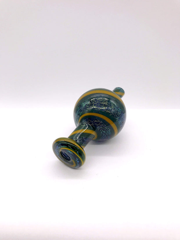 Smoke Station Carb Cap Dichro Carb Cap with Colored Stripe