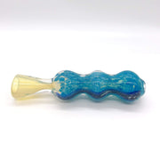 Smoke Station Hand Pipe Dichro stripped fumed speckled chillum