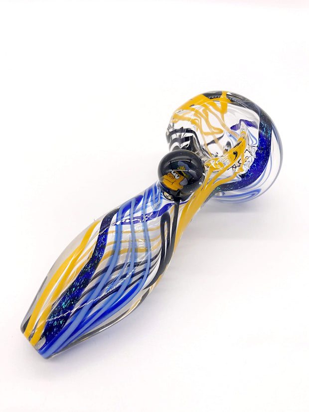 Smoke Station Hand Pipe Chief Wig Dope Freak Shatter-Resistant German Borosilicate Spoon Hand Pipe