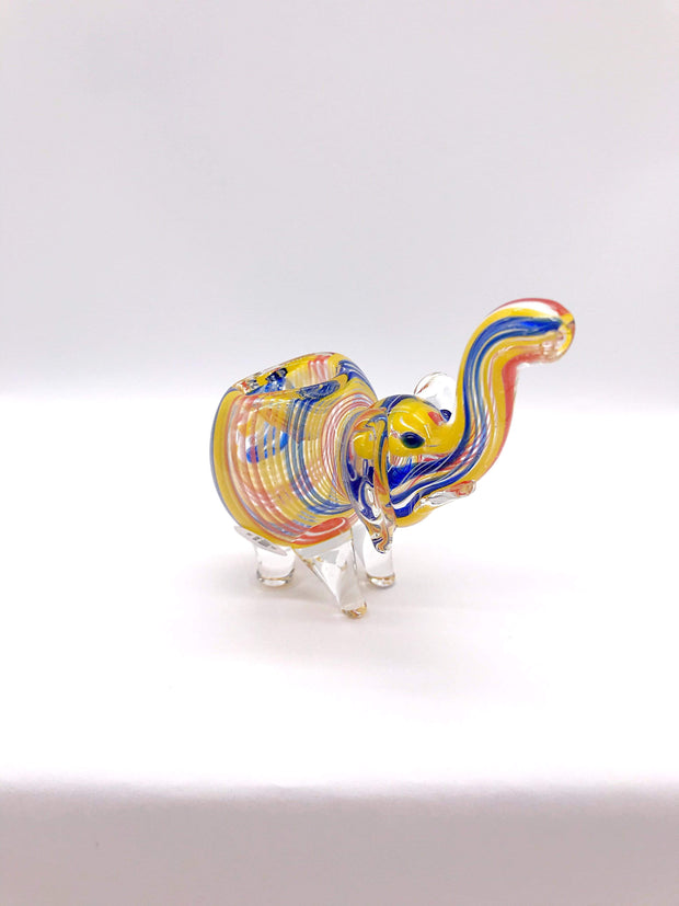 Smoke Station Hand Pipe 3 Inches Tall / 17M Elephant Hand Pipe (Medium)