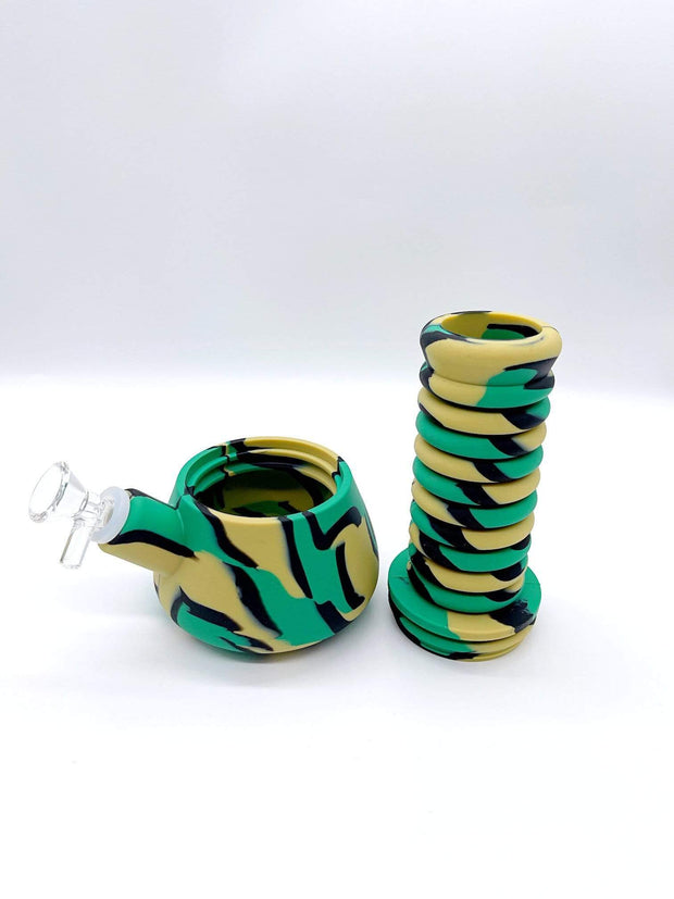 Smoke Station Water Pipe Extendable Silicone Beaker Water Pipe