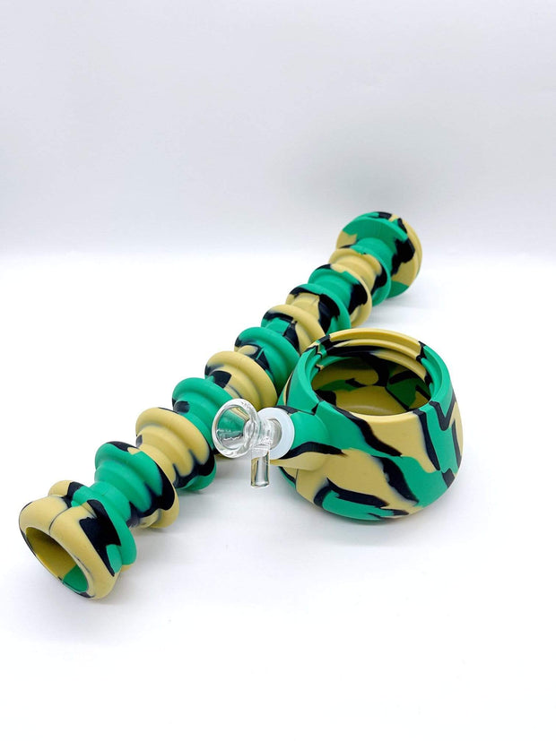 Smoke Station Water Pipe Extendable Silicone Beaker Water Pipe