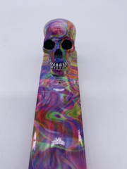 Tie-Dye Skull Incense Holder