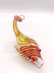 Smoke Station Hand Pipe Red-Tail Fish Spoon Hand Pipe