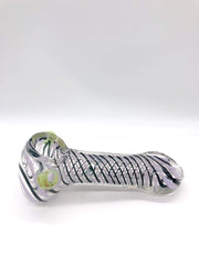 Smoke Station Hand Pipe Flat mouthpiece Hand Pipe with helix line work