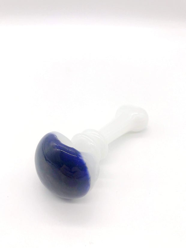 Smoke Station Hand Pipe White Flat Mouthpiece Hand Pipes