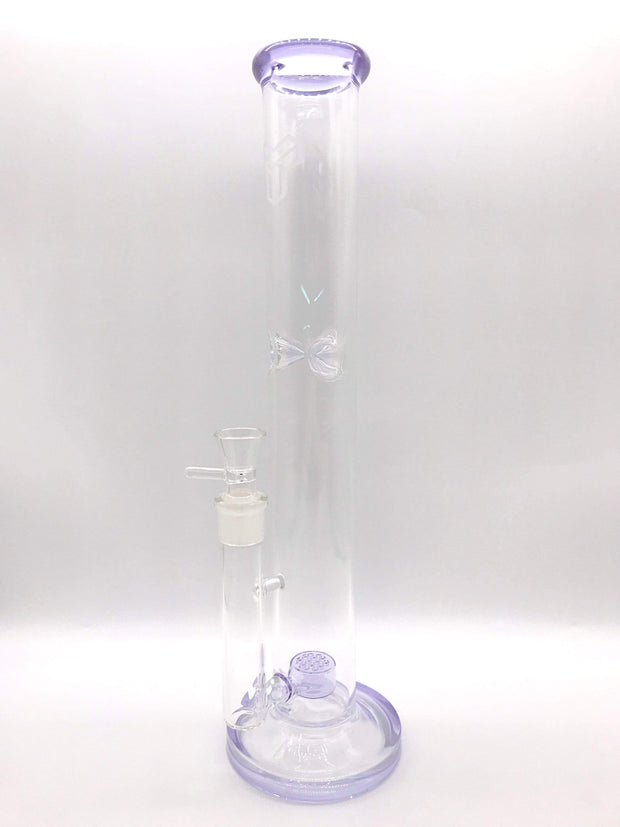 Smoke Station Water Pipe Violet Flower of Life Perc Water Pipe