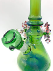 Smoke Station Water Pipe Fully-Fumed Heady Green Water Pipe Rig