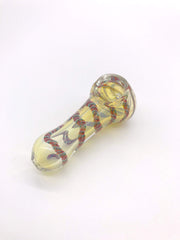 Smoke Station Hand Pipe Fumed Spoon with Colored Ribbon Hand Pipe