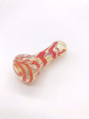 Smoke Station Hand Pipe Red-Ribbon Fumed Spoon with Colored Ribbon Hand Pipe