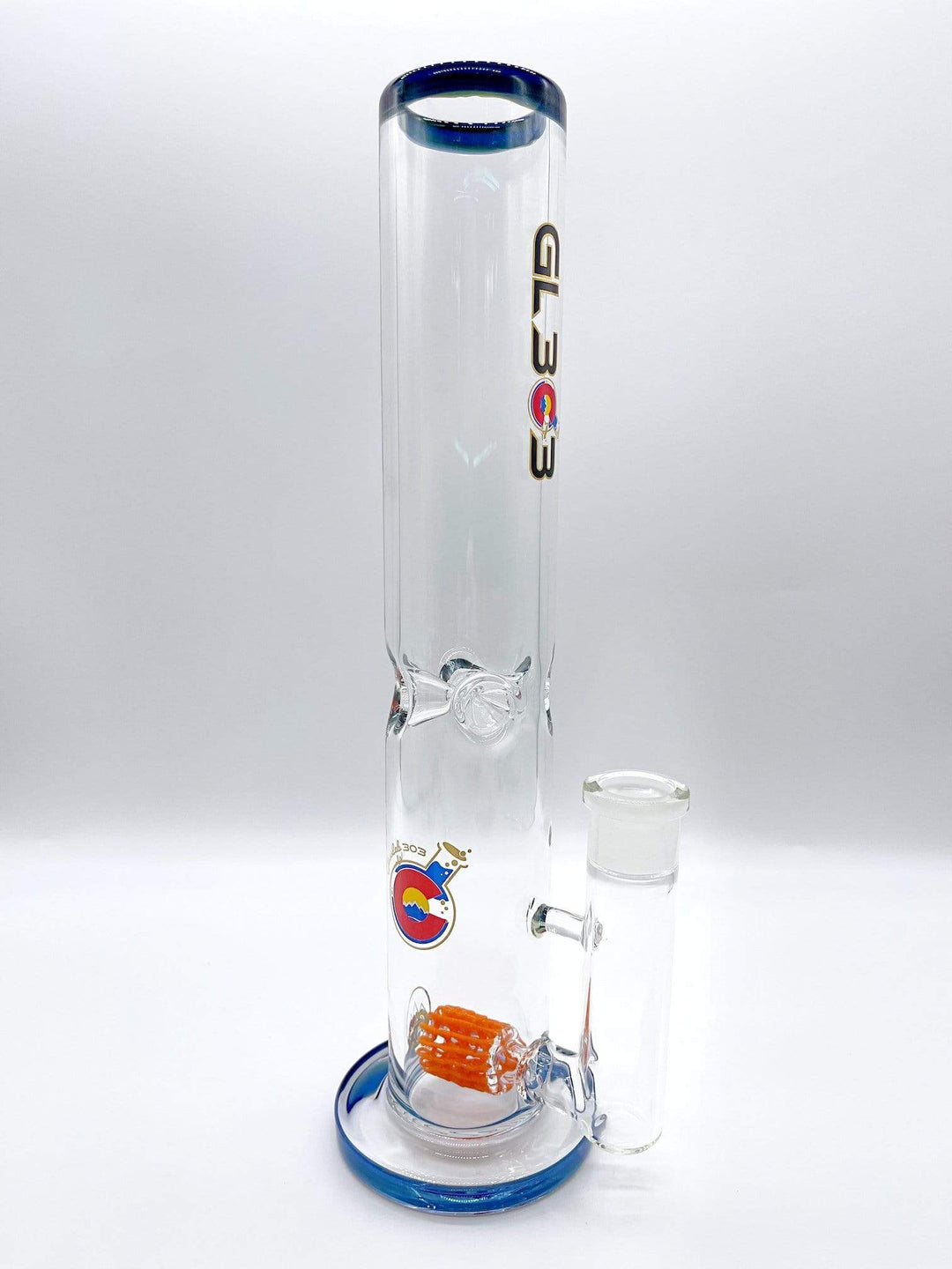 Glass Lab 303 Lace Dagger Frit Perc American Water Pipe  Smoke Station