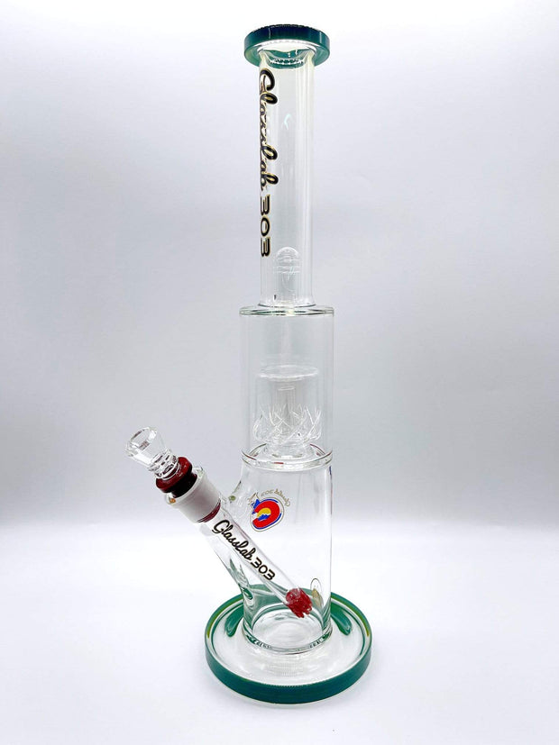 Smoke Station Water Pipe Minty-Mint Glass Lab 303 REDi Monster Scope American Water Pipe