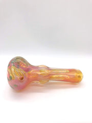 Smoke Station Hand Pipe Pink Gold fumed hand pipe