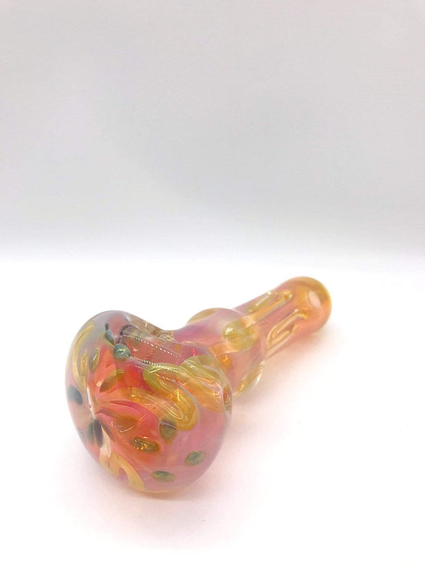 Smoke Station Hand Pipe Pink Gold fumed hand pipe