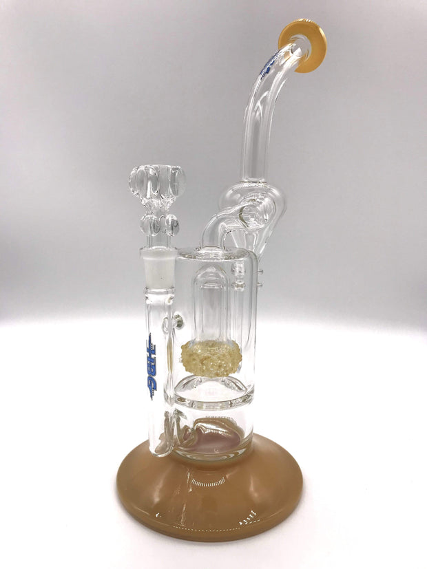 Smoke Station Water Pipe HBG American Fritted UV Perc Rig