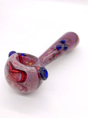 Smoke Station Hand Pipe Red Heady Large Spoon Hand Pipe