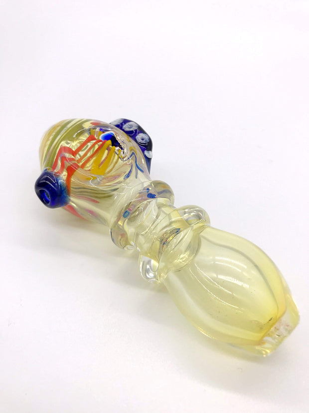Smoke Station Hand Pipe Clear Color Variation Heady Post-Modern Hand Pipe