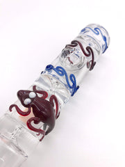 Smoke Station Hand Pipe Red-Lyzard Heady Thick Steamroller Hand Pipe