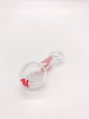 Smoke Station Hand Pipe Clear Hellboy® -Themed Borosilicate  Spoon Hand Pipe