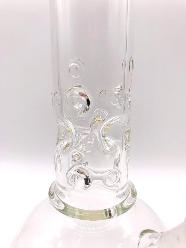 Smoke Station Water Pipe High Caliber American Gold Fumed Beaker with Ice Catch