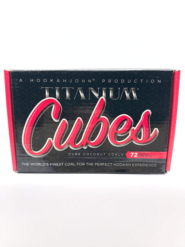 HookahJohn Titanium Cubes Natural Coconut Charcoal – Smoke Station