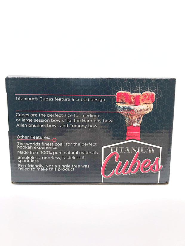 HookahJohn Titanium Cubes Natural Coconut Charcoal – Smoke Station