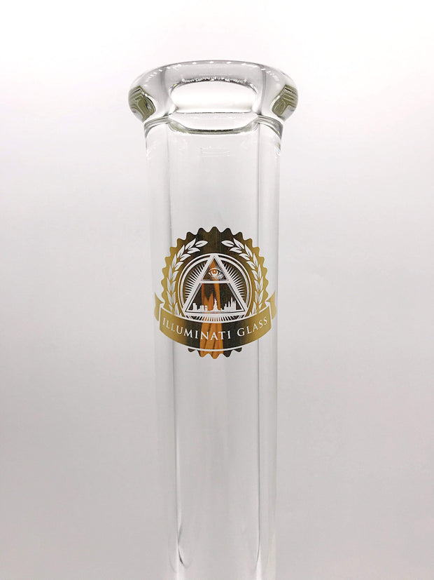 Smoke Station Water Pipe Illuminati Thick American Glass Beaker