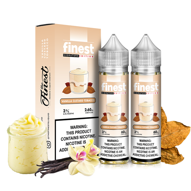 The Finest E-Juice Vanilla Custard Tobacco