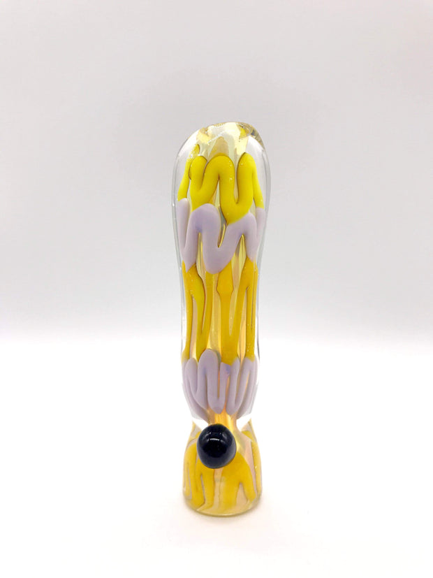 Smoke Station Hand Pipe Inside Out Colorful Chillum
