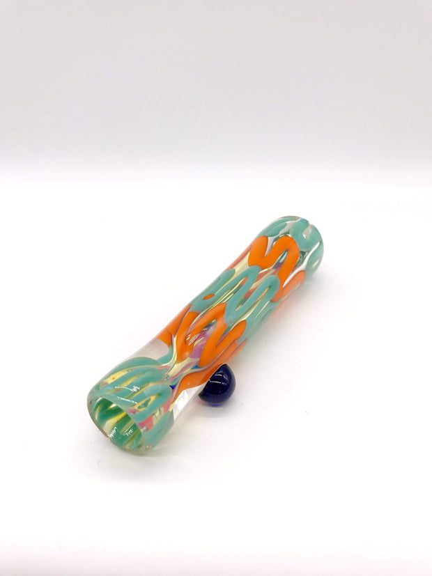 Smoke Station Hand Pipe Inside Out Colorful Chillum