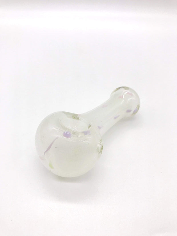 Smoke Station Hand Pipe Pink-Spots Inside Out Snow Style Spoon Hand Pipe