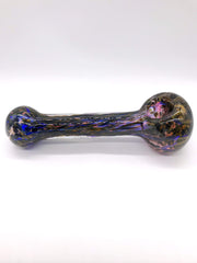 Smoke Station Hand Pipe Inside Out Speckle Spoon Hand Pipe 5”