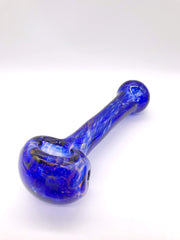 Smoke Station Hand Pipe Midnight Inside Out Speckle Spoon Hand Pipe 5”