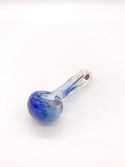 Inside out spoon pipe with blue flex