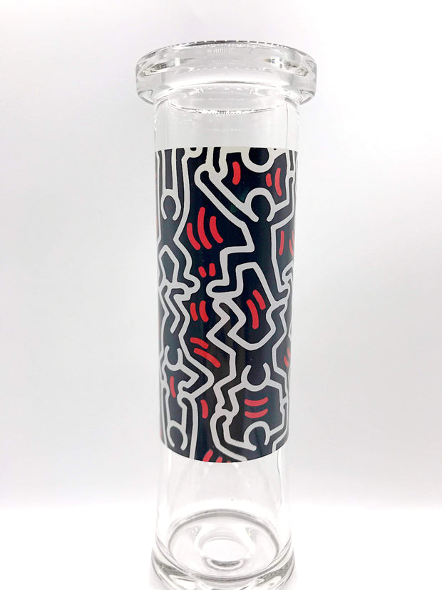 Smoke Station Water Pipe Keith Haring 9mm Thick Water Pipes