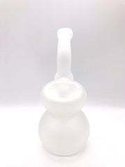 Smoke Station Water Pipe Frosted Large Frosted Snow Glass Bubbler