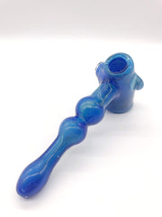 Smoke Station Hand Pipe Opal-Blue Large Opal Hammer Bubbler
