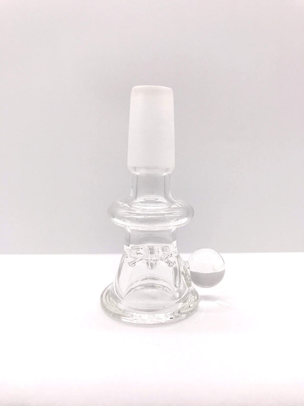 Smoke Station Waterpipe Bowl Clear Large Waterpipe Bowl with Built-In Screen - 14mm