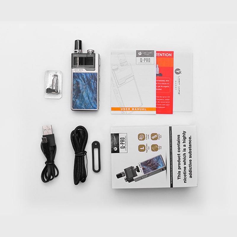 LOST VAPE Q-PRO 24W POD KIT (MULTIPLE STYLES AVAILABLE) – Smoke Station