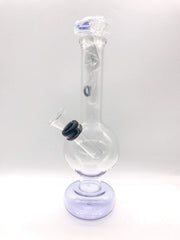 Smoke Station Water Pipe Baby Blue Mini-Bubbler with Removable Downstem Water Pipe