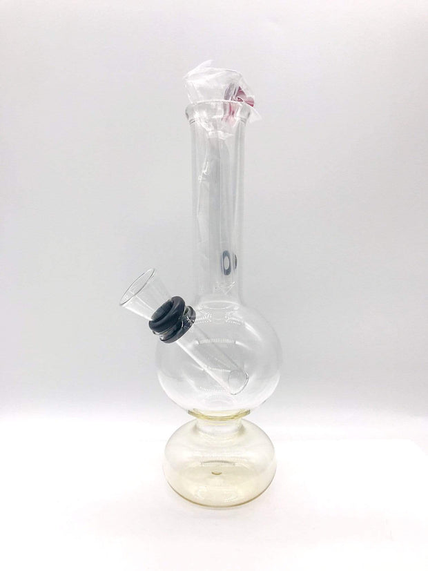 Smoke Station Water Pipe Cream Mini-Bubbler with Removable Downstem Water Pipe