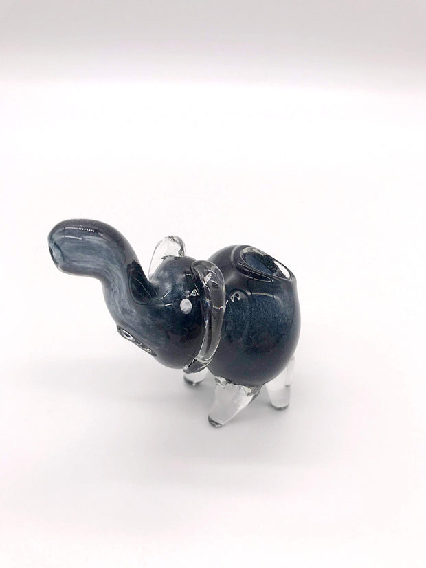 Smoke Station Hand Pipe Dark-Blue Mini Elephant Hand Pipe