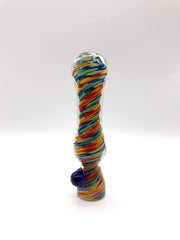 Smoke Station Hand Pipe 1 Multicolor Wrapped Chillum