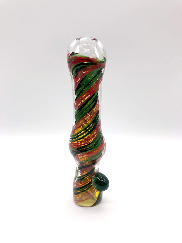 Smoke Station Hand Pipe 2 Multicolor Wrapped Chillum