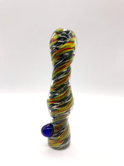 Smoke Station Hand Pipe 5 Multicolor Wrapped Chillum