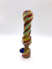 Smoke Station Hand Pipe 9 Multicolor Wrapped Chillum