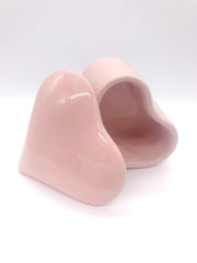 Smoke Station Water Pipe My Bud Vase™ 🤍 Heart Ceramic Stash Jars